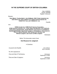 First page of the supplied document